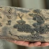 Một trong số hơn 600 bản khắc in tranh cổ của gia đình nghệ nhân làng tranh Đông Hồ Nguyễn Hữu Sam. (Ảnh minh họa: Báo Ảnh Việt Nam/TTXVN)