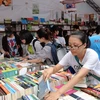 Triển lãm-Hội chợ sách Quốc tế Việt Nam lần thứ năm kéo dài từ ngày 10-14/9. (Ảnh: A.N/Vietnam+)