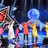 Đêm gala quy tụ nhiều gương mặt tiêu biểu của “Giọng hát Việt nhí” như Quang Anh (quán quân mùa giải đầu tiên), “hoàng tử tóc xù” Hoàng Anh… (Ảnh: BTC)