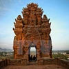 Di tích kiến trúc nghệ thuật Tháp Pô Klong Garai. (Ảnh: TTXVN)