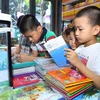 Hội sác thiếu nhi Hè 2017 kéo dài một tuần tại phố sách Hà Nội. (Ảnh: TTXVN)