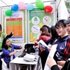 Chương trình được tổ chức nhằm góp phần giúp sinh viên tiếp cận thị trường lao động. (Ảnh: Nguyễn Thúy/Vietnam+)