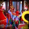 Lễ hội làng Triều Khúc (Hà Nội) diễn ra từ ngày 9-12/1 Âm lịch hàng năm. (Ảnh: Vietnam+)