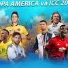 FPT giữ bản quyền phát sóng hai giải đấu: Copa America 2019 và ICC 2019. (Ảnh: FPT)