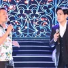 Quang Hà và Bằng Kiều trong buổi tổng duyệt liveshow vào chiều 27/9. (Ảnh: Nghệ sỹ cung cấp)