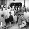 Hình ảnh lớp hội họa và điêu khắc năm 1930. (Ảnh: Bảo tàng Hà Nội)