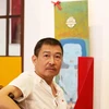 Họa sỹ Lê Thiết Cương là một trong những gương mặt nổi bật của hội họa Việt Nam đương đại. (Ảnh: Trần Thắng/Vietnam+)