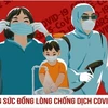 Mẫu tranh cổ động tuyên truyền phòng, chống dịch COVID-19.