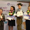 Học sinh Hà Nội bội thu giải nhất cuộc thi English Champion 2015 