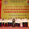 Hà Nội tặng thưởng hơn 429 triệu đồng cho giáo viên, học sinh xuất sắc