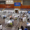 Cận cảnh điểm tiêm vaccine theo mô hình “bệnh viện dã chiến” ở Hà Nội