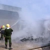 Hỏa hoạn thiêu rụi một xưởng mộc ở tỉnh Ninh Thuận 