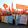 [Photo] Míttinh tại Hải Phòng, Thanh Hóa phản đối Trung Quốc