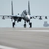 Máy bay chiến đấu của Nga đã bắt đầu rời khỏi Syria (Nguồn: RT)
