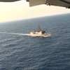 Tàu chiến Ai Cập tham gia tìm kiếm chiếm máy bay bị mất tích (Nguồn: RT)