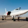 Máy bay ném bom tầm xa Tu-22M3 của Nga trên đường băng ở Iran trong ngày 15/8. (Nguồn New York Times)