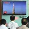 Thông tin về các vụ phóng tên lửa của Triều Tiên luôn thu hút sự chú ý của dư luận Hàn Quốc. (Nguồn: AFP)