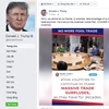 Bài viết mới nhất của ông Trump trên Facebook. (Nguồn: FB Donald Trump)