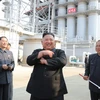 Truyền thông Triều Tiên hôm 2/5 đã đưa tin về hoạt động mới nhất của nhà lãnh đạo Kim Jong-un. (Nguồn: SBS)