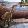 Hình ảnh mô phỏng về loài khủng long Mbiresaurus raathi. (Nguồn: Business Insider)