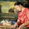 Nghệ sĩ Việt gây ấn tượng với các sản phẩm độc đáo làm từ vụn vải