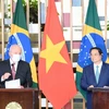 Thủ tướng Phạm Minh Chính và Tổng thống Lula da Silva họp báo chung