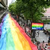 Tuần hành ủng hộ cộng đồng LGBTQ+ ở Bangkok. (Nguồn: Yahoo News)