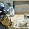 Một cuộc thanh sát vũ khí hóa học của các chuyên gia Liên hợp quốc tại Syria. (Ảnh: AFP/TTXVN)