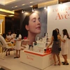 Dược mỹ phẩm Eau Thermale Avène đáp ứng các nhu cầu chăm sóc các vấn đề về da khác nhau. (Ảnh: PV/Vietnam+)