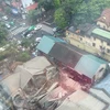 [Photo] Toàn cảnh hiện trường sập nhà cổ ở 107 Trần Hưng Đạo 