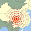 Động đất mạnh 5,8 độ Richter ở tỉnh Tứ Xuyên của Trung Quốc