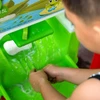 Thiết kế LaBobo bao gồm vòi rửa tay tiết kiệm nước và đĩa đựng xà phòng khiến rửa tay trở thành một quy trình hoàn chỉnh. (Ảnh: HappyTap)