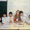 Học sinh của trường trong giờ học ngoại ngữ. (Ảnh: CTV/Vietnam+)