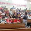 Giờ học của sinh viên trường Đại học Sư phạm Hà Nội. (Ảnh: PV/Vietnam+)