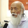 Phó giáo sư Văn Như Cương cũng nổi tiếng là người nổi tiếng với những đóng góp hết sức thẳng thắn cho sự phát triển của giáo dục Việt Nam. (Ảnh: PV/Vietnam+)