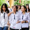 Thí sinh dự thi trung học phổ thông quốc gia 2018. (Ảnh: Lê Minh Sơn/Vietnam+)