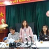 Bà Lê Anh Vân chia sẻ thông tin với báo chí. (Ảnh: PM/Vietnam+)