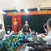 Hiệu trưởng Ngô Thị Thu Anh chia sẻ thông tin với báo chí. (Ảnh: PM/Vietnam+)