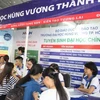 Đại học Hùng Vương Thành phố Hồ Chí Minh tư vấn tuyển sinh. (Ảnh: hvuh.edu)