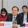 Bộ trưởng Bộ Giáo dục và Đào tạo Việt Nam Phùng Xuân Nhạ phát biểu tại hội nghị. (Ảnh: PV)
