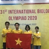 Đoàn học sinh Việt Nam thi Olympic Sinh học quốc tế 2020. (Ảnh: PV)