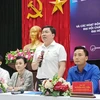 Ông Trần Đức Hòa chia sẻ về dự án. (Ảnh: PM/Vietnam+)