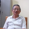 Giáo sư Nguyễn Minh Thuyết, Tổng chủ biên bộ sách Cánh Diều (Ảnh: PM/Vietnam+)