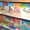 Nhà xuất bản Giáo dục Việt Nam giảm 25% giá sách giáo khoa cho học sinh vùng lũ. (Ảnh: PV/Vietnam+)
