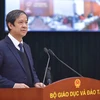 Bộ trưởng Bộ Giáo dục và Đào tạo Nguyễn Kim Sơn. (Ảnh: Bộ GD-ĐT)