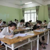 Thí sinh dự thi Tốt nghiệp Trung học phổ thông. (Ảnh: TTXVN)