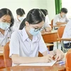 Học sinh dự thi vào lớp 10. (Ảnh: PV/Vietnam+)