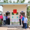 10 nhà vệ sinh mới của học sinh Tuyên Quang đã chính thức được khánh thành. (Ảnh: Minh Sơn/Vietnam+)