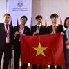 Đoàn Việt Nam dự thi Olympic Sinh học quốc tế năm 2023. (Ảnh: PV/Vietnam+)