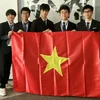 Đội tuyển Olympic Vật lý 2023 của Việt Nam đã đạt thành tích xuất sắc. (Ảnh: PV/Vietnam+)
